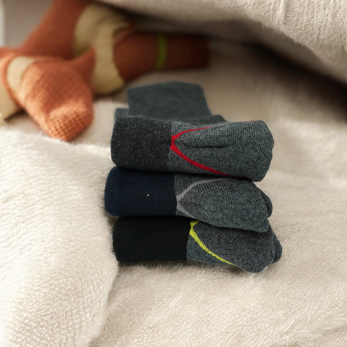 Muške termo čarape, vel. 41-45, 1 par 