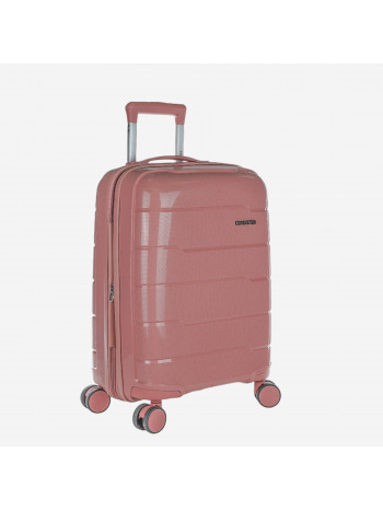 Lorenzo kofer, srednji, puder roze 