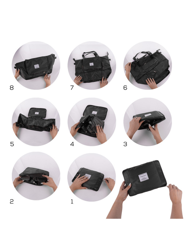 Višenamenska torba, rasklopiva i praktična, roza 